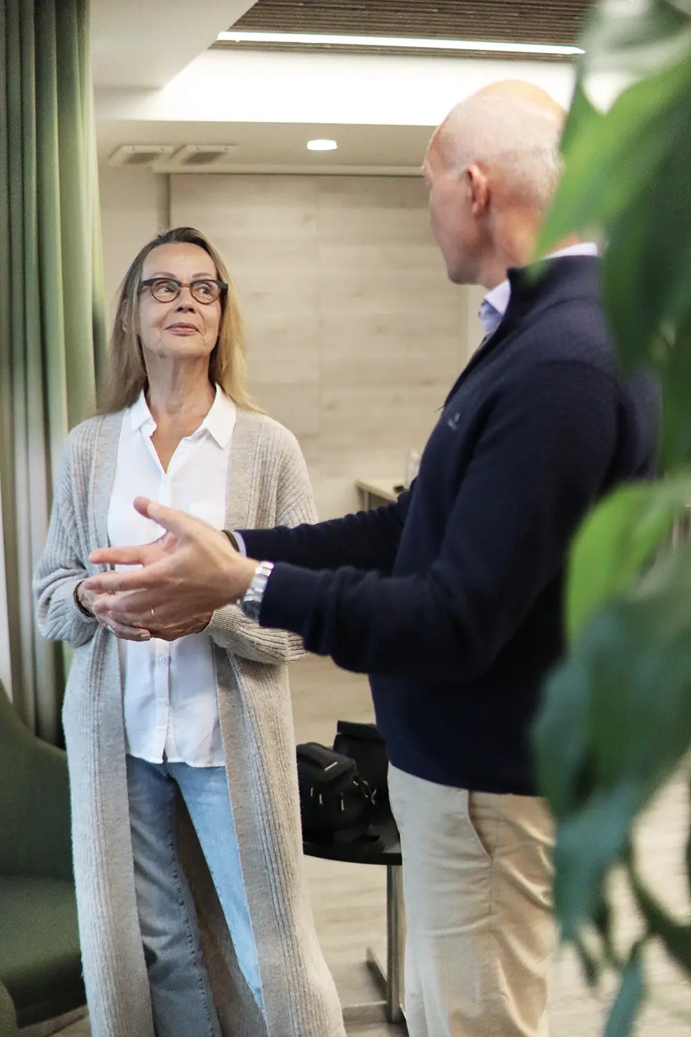 Novetoksen valmentajat Anne Roine ja Jan Holst