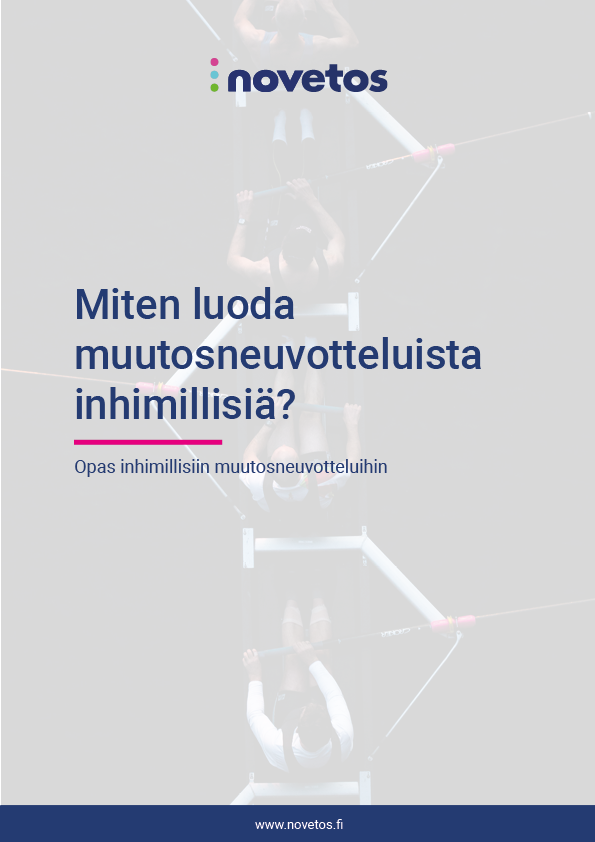 Opas inhimillisiin muutosneuvotteluihin Pikkukuva-1